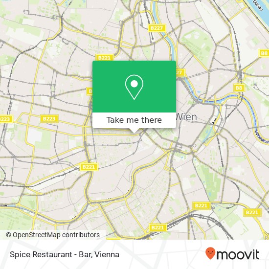 Spice Restaurant - Bar, Fassziehergasse 1 1070 Wien map