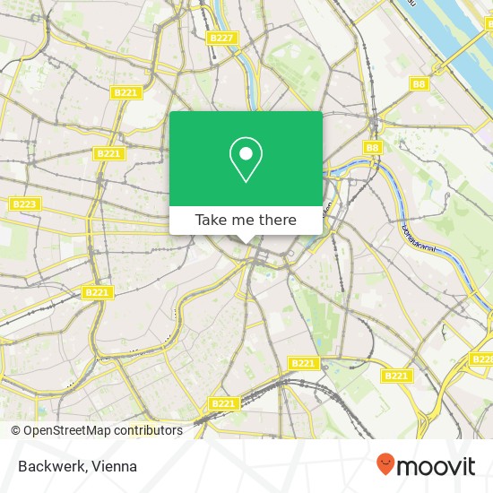 Backwerk, Opernring 1010 Wien map