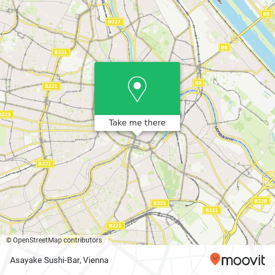 Asayake Sushi-Bar, Mahlerstraße 1010 Wien map