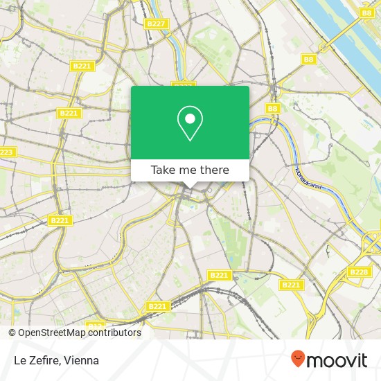 Le Zefire, Kärntner Ring 8 1010 Wien map
