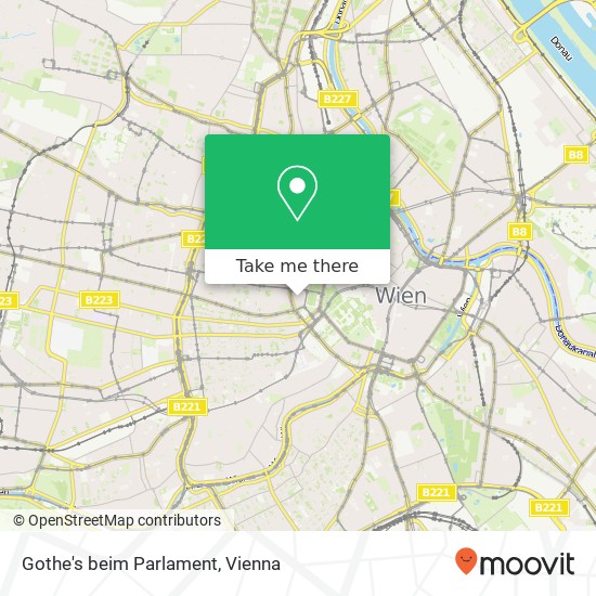 Gothe's beim Parlament, Doblhoffgasse 5 1010 Wien map