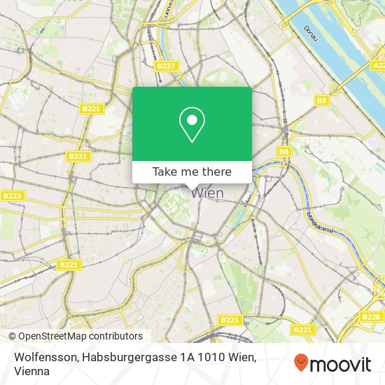 Wolfensson, Habsburgergasse 1A 1010 Wien map