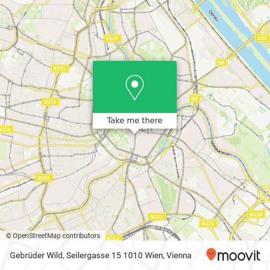 Gebrüder Wild, Seilergasse 15 1010 Wien map