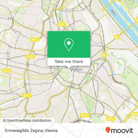 Ermenegildo Zegina, Kohlmarkt 10 1010 Wien map
