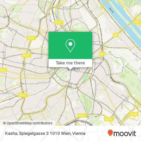 Kasha, Spiegelgasse 3 1010 Wien map