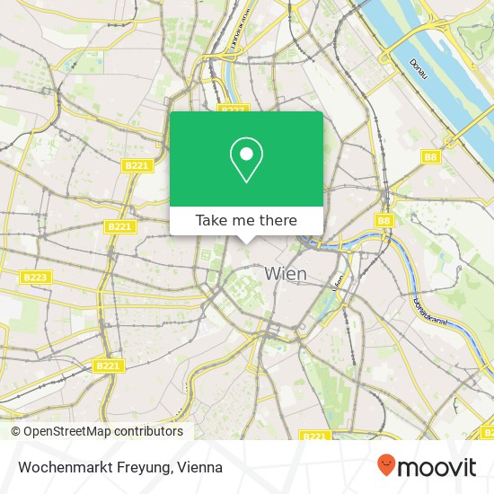 Wochenmarkt Freyung, Freyung 1010 Wien map
