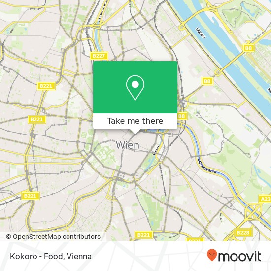 Kokoro - Food, Rotenturmstraße 16-18 1010 Wien map