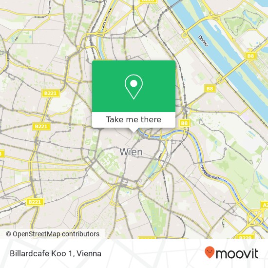 Billardcafe Koo 1, Salzgries 1 1010 Wien map
