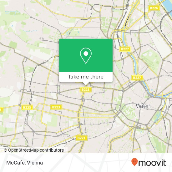 McCafé, Hernalser Gürtel 82 1090 Wien map
