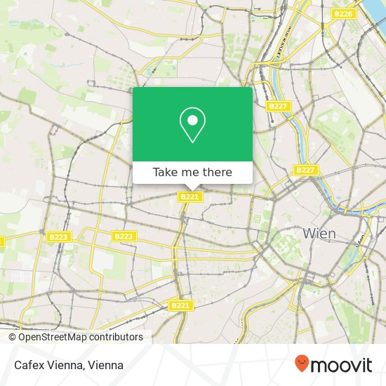 Cafex Vienna map