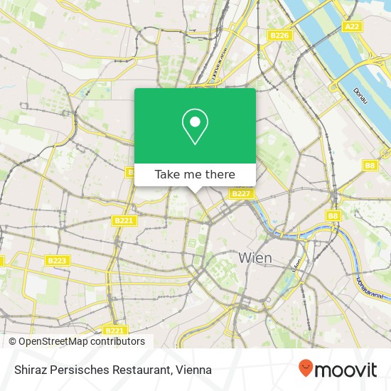 Shiraz Persisches Restaurant, Währinger Straße 1090 Wien map