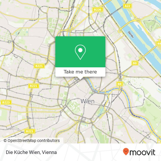 Die Küche Wien, Schottenring 24 1010 Wien map