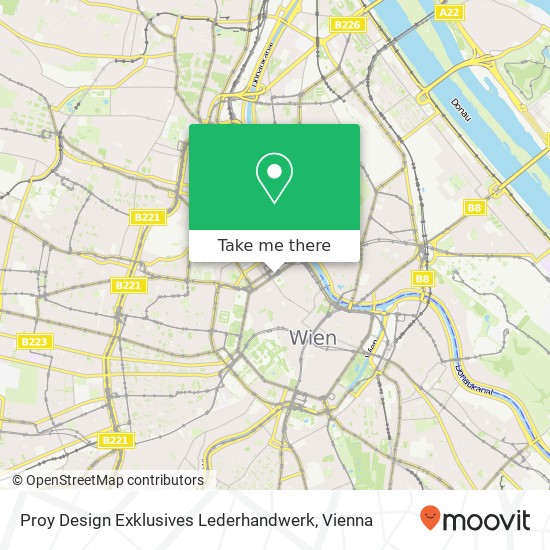 Proy Design Exklusives Lederhandwerk, Schottenring 15 1010 Wien map