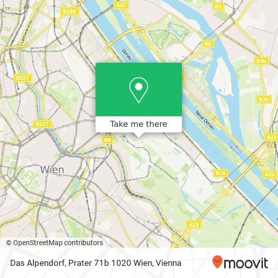 Das Alpendorf, Prater 71b 1020 Wien map