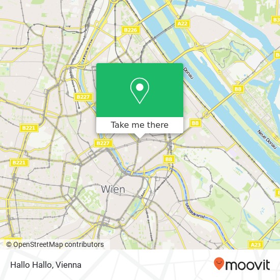 Hallo Hallo, Novaragasse 4 1020 Wien map