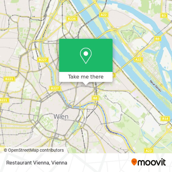 Restaurant Vienna map
