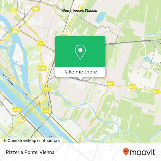 Pizzeria Ponte, Langobardenstraße 105 1220 Wien map