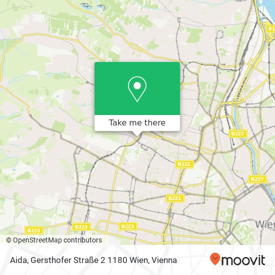 Aida, Gersthofer Straße 2 1180 Wien map