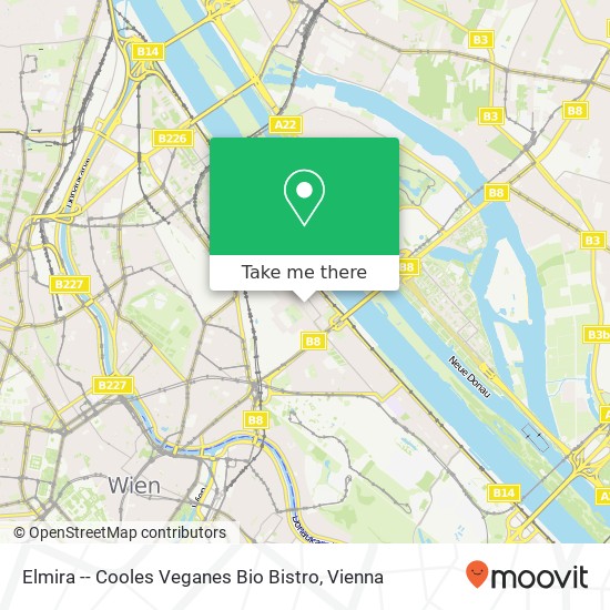 Elmira -- Cooles Veganes Bio Bistro, Vorgartenstraße 129-143 1020 Wien map
