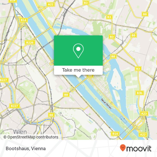 Bootshaus, 1220 Wien map