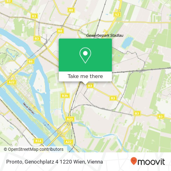 Pronto, Genochplatz 4 1220 Wien map