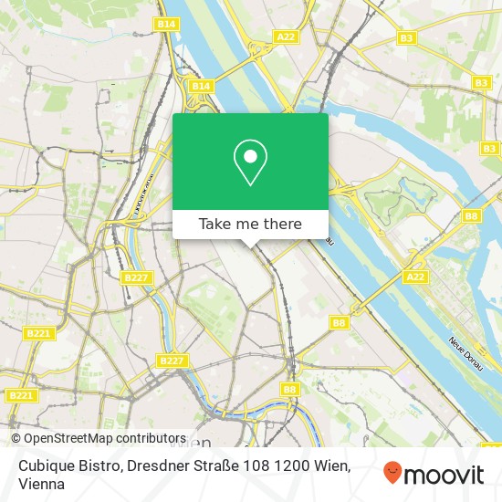 Cubique Bistro, Dresdner Straße 108 1200 Wien map