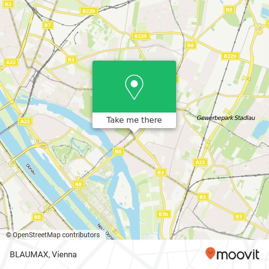 BLAUMAX, Siebeckstraße 1220 Wien map