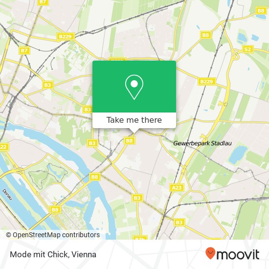 Mode mit Chick, Wagramer Straße 138 1220 Wien map