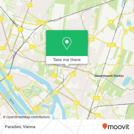 Paradies, Donaufelder Straße 217 1220 Wien map