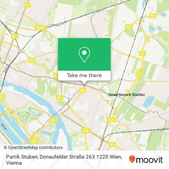 Partik Stuben, Donaufelder Straße 263 1220 Wien map