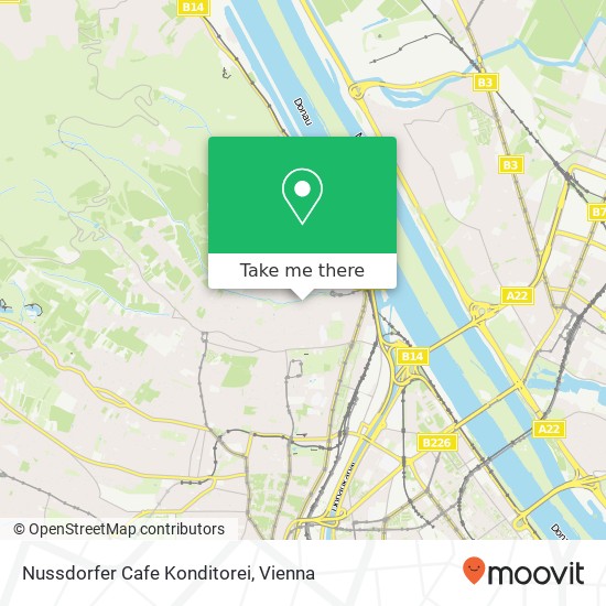 Nussdorfer Cafe Konditorei, Zahnradbahnstraße 1190 Wien map