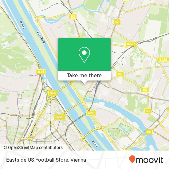 Eastside US Football Store, Frömmlgasse 2 1210 Wien map