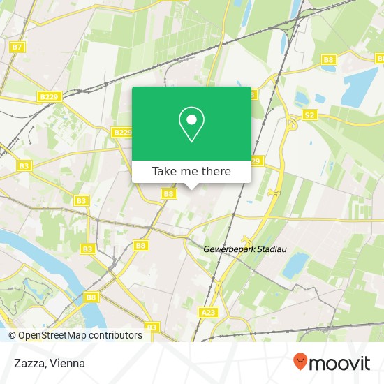 Zazza, Rennbahnweg 27 1220 Wien map