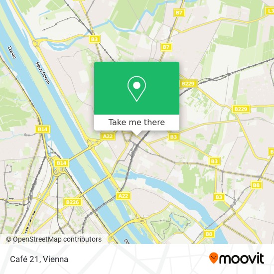 Café 21 map