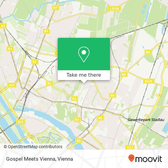Gospel Meets Vienna map
