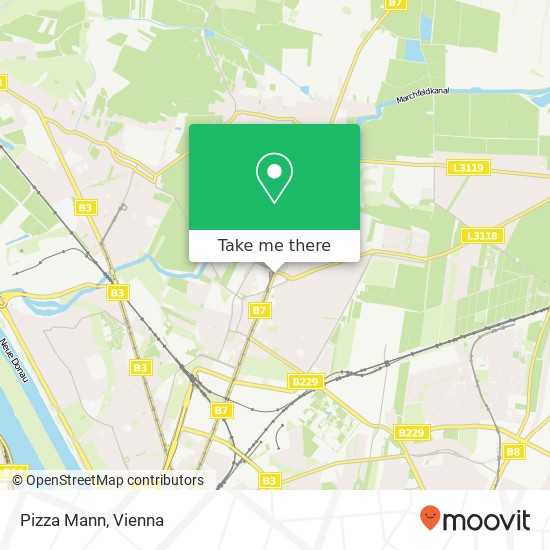 Pizza Mann, Brünner Straße 186 1210 Wien map