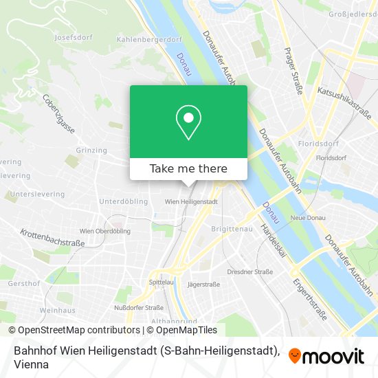 Bahnhof Wien Heiligenstadt (S-Bahn-Heiligenstadt) map