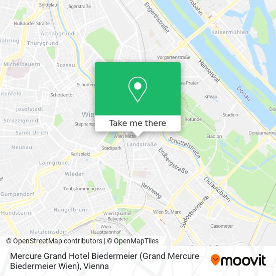 Mercure Grand Hotel Biedermeier map