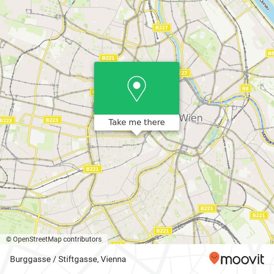 Burggasse / Stiftgasse map