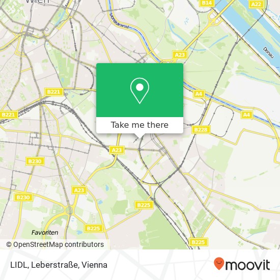 LIDL, Leberstraße map