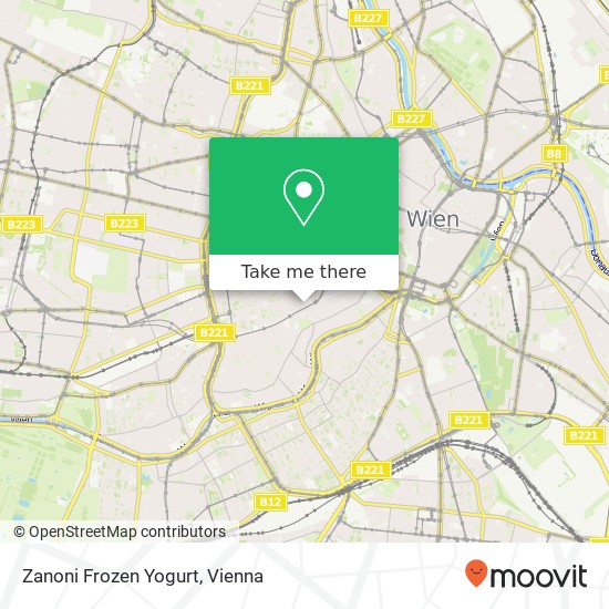 Zanoni Frozen Yogurt map