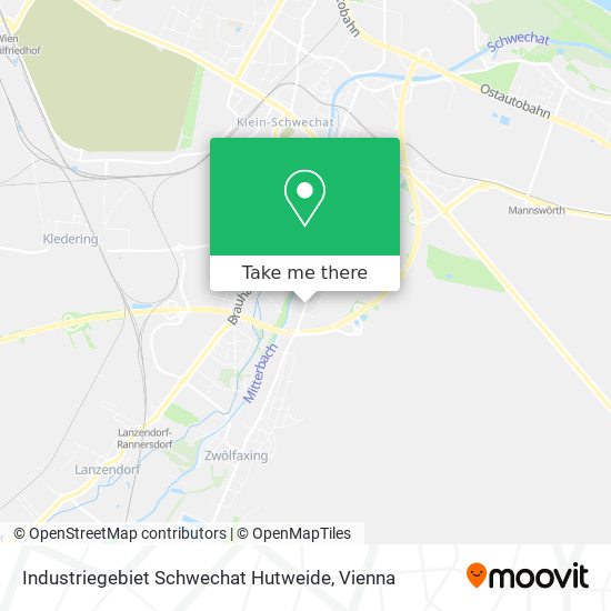 Industriegebiet Schwechat Hutweide map