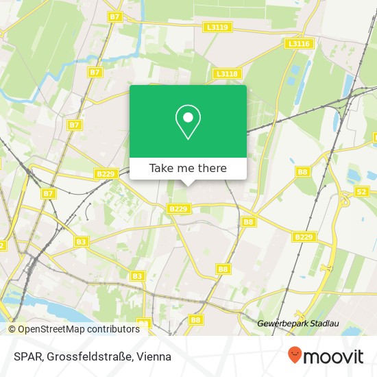 SPAR, Grossfeldstraße map