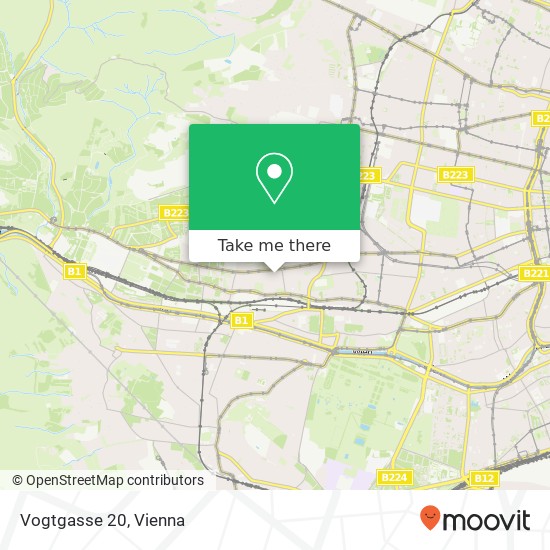 Vogtgasse 20 map