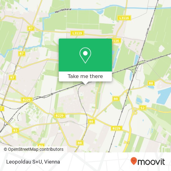 Leopoldau S+U map