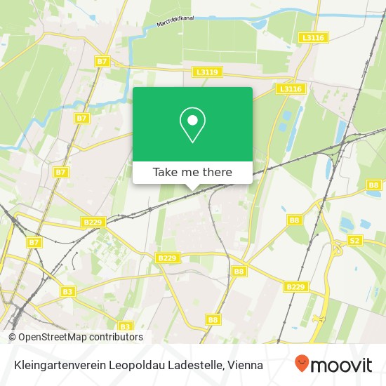 Kleingartenverein Leopoldau Ladestelle map