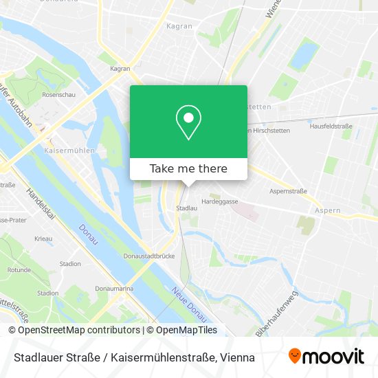 Stadlauer Straße / Kaisermühlenstraße map