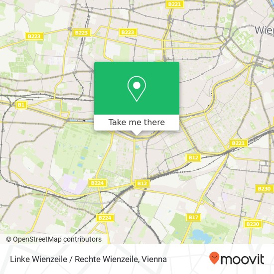 Linke Wienzeile / Rechte Wienzeile map
