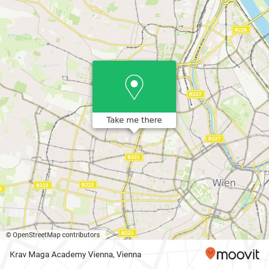 Krav Maga Academy Vienna map