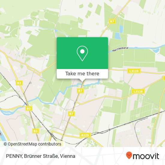 PENNY, Brünner Straße map